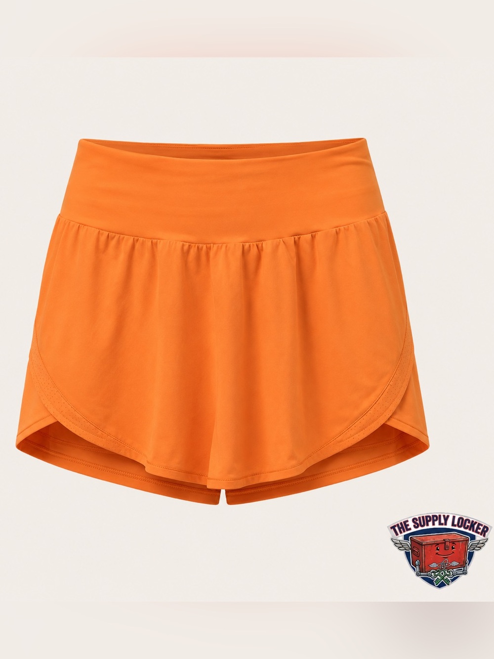 NWT CALIA Kick It Up Performance Shorts Womens L Orange 3” Inseam